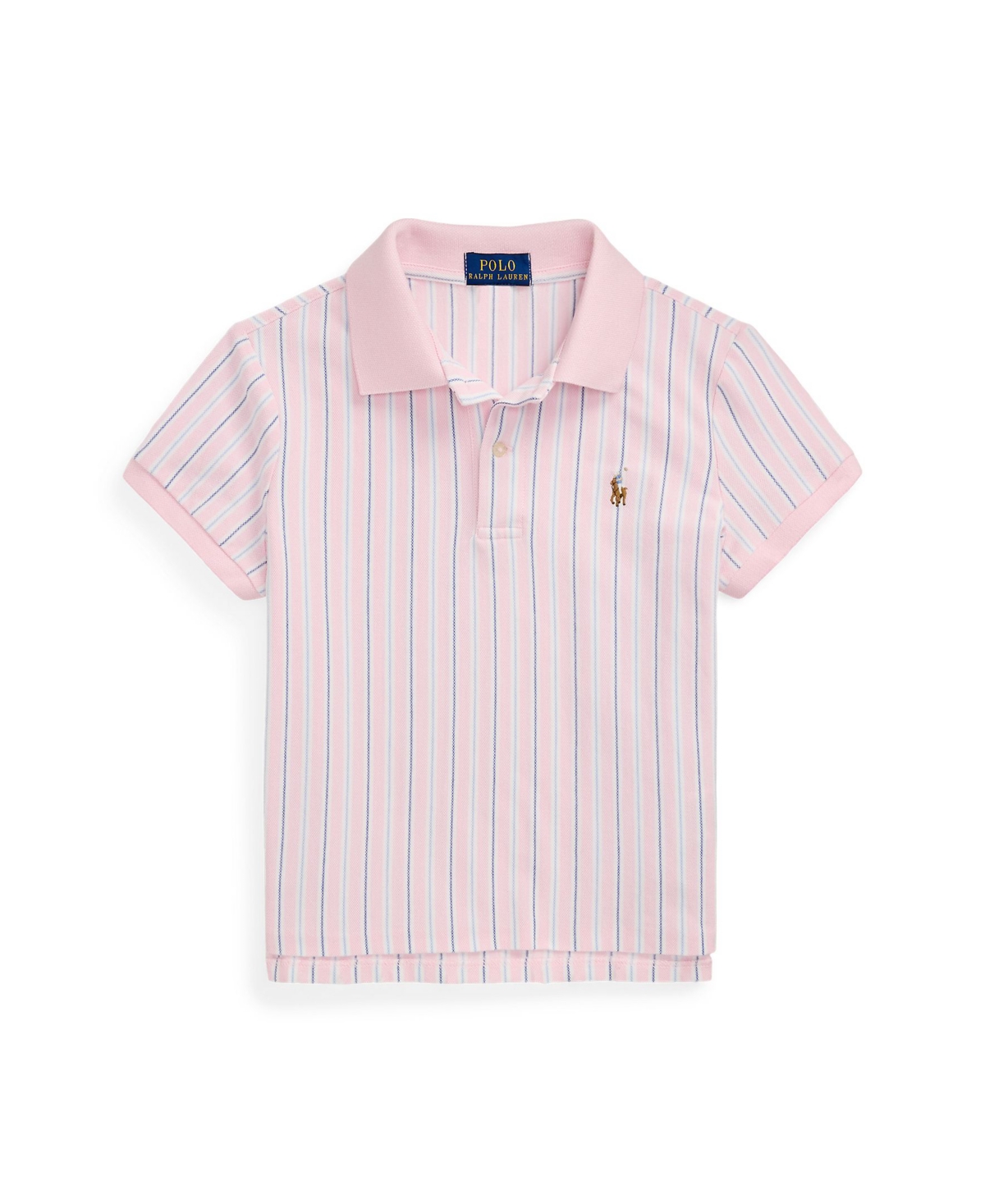 Polo Ralph Lauren Ralph Lauren Striped Oxford Mesh Boxy Polo Shirt