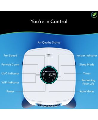 iAdaptAir 2.0 Medium – 2,650 Sq Ft Coverage, 5-in-1 Purification, With 353 CFM