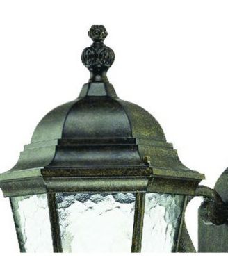 Two-Light Lantern Carousel Wall Light – Stylish Outdoor Wall Fixture