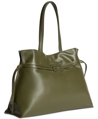 Poppy Extra Large Leather Drawstring Tote