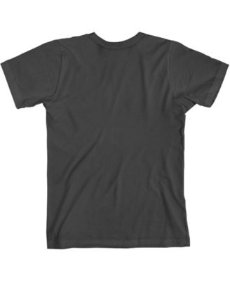 Girls Character Outline Youth Black Crew Neck Short Sleeve T-shirt-XXL