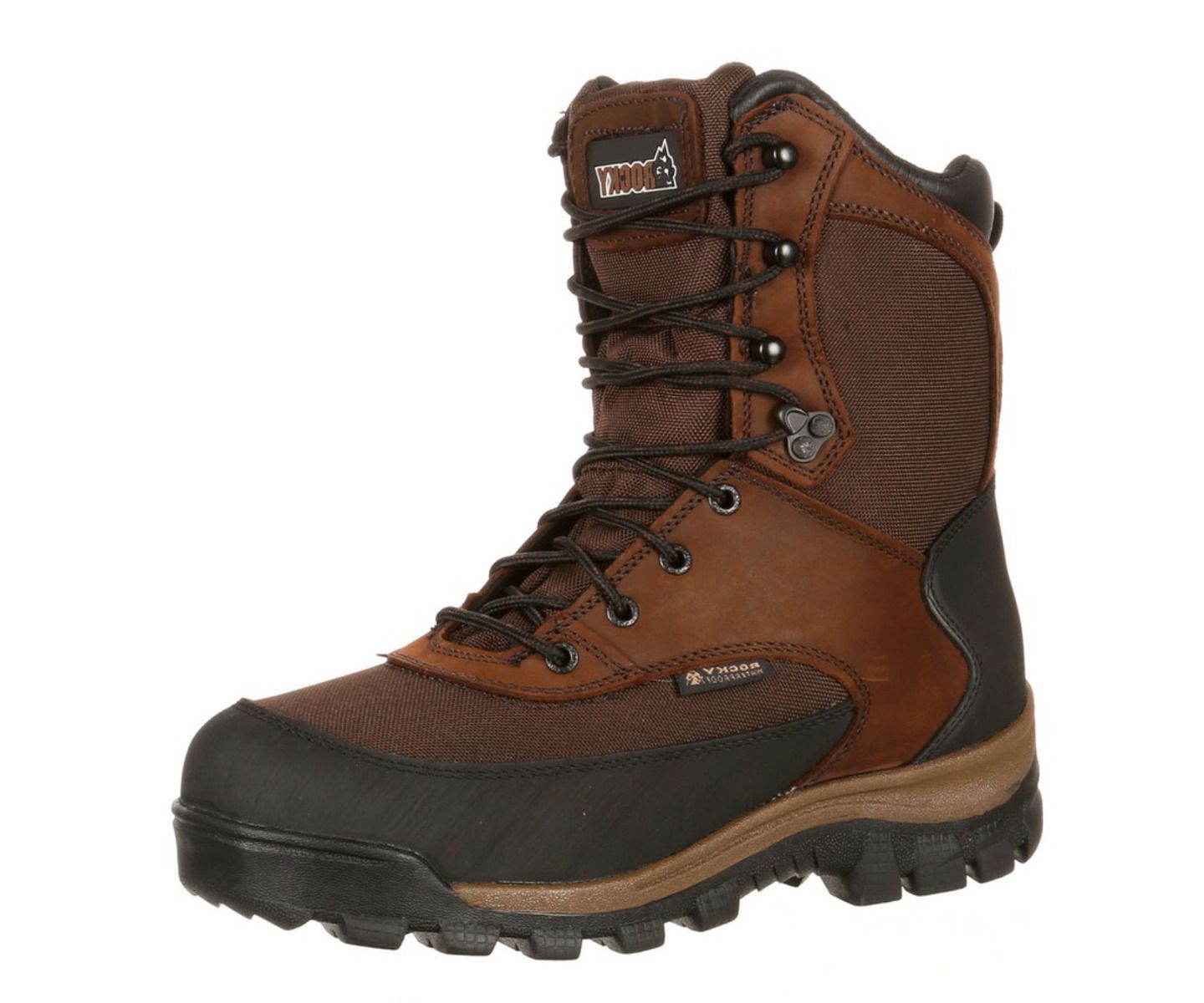 Мужские ботинки ROCKY Core Waterproof 800G Insulated Outdoor Boot, цвет: Тёмный коричневый — фото 1
