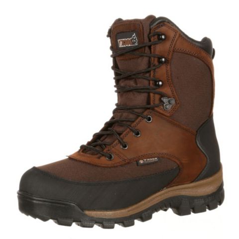 Мужские ботинки ROCKY Core Waterproof 800G Insulated Outdoor Boot, цвет: Тёмный коричневый