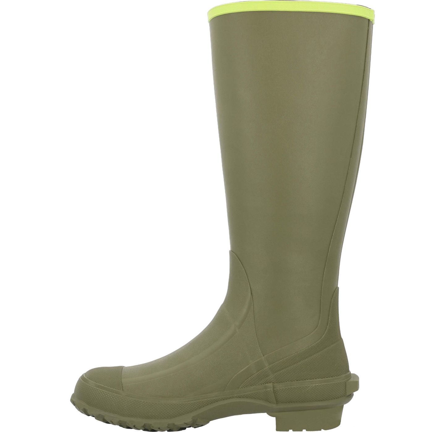 Мужские ботинки MUCK Harvester Rubber Boot, цвет: Оливковый / Лаймовый — фото 5