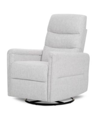 Peyton Manual Recline Glider with Full 360-Degree Swivel, Flexibility & Comfort, FSC Certified, in Fog Grey