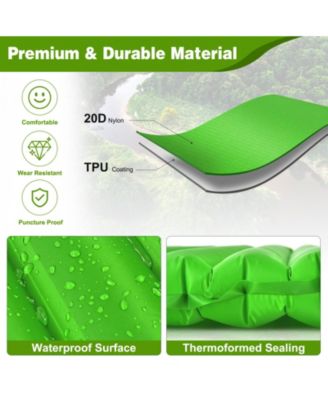 3-Inch Thick Inflatable Waterproof Camping Sleeping Pad