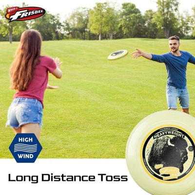 Frisbee Heavyweight 200g, 11 Inch Long Distance and Durable Disc for Outdoor Activities, Stable Flying for Family Fun - 2 Pack