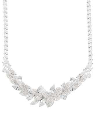 Arabella - Cubic Zirconia Necklace (40-1/4 ct. t.w.) in Sterling Silver, 18"