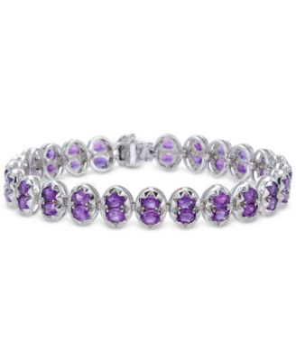 Amethyst Flex Bracelet (11-1/2 ct. t.w.) in Sterling Silver