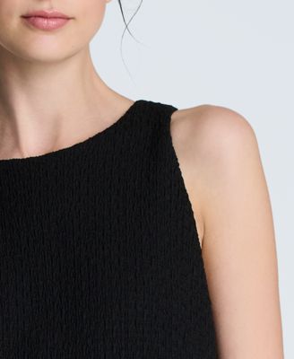 Women's Fringe-Hem Mini Sleeveless Shift Dress