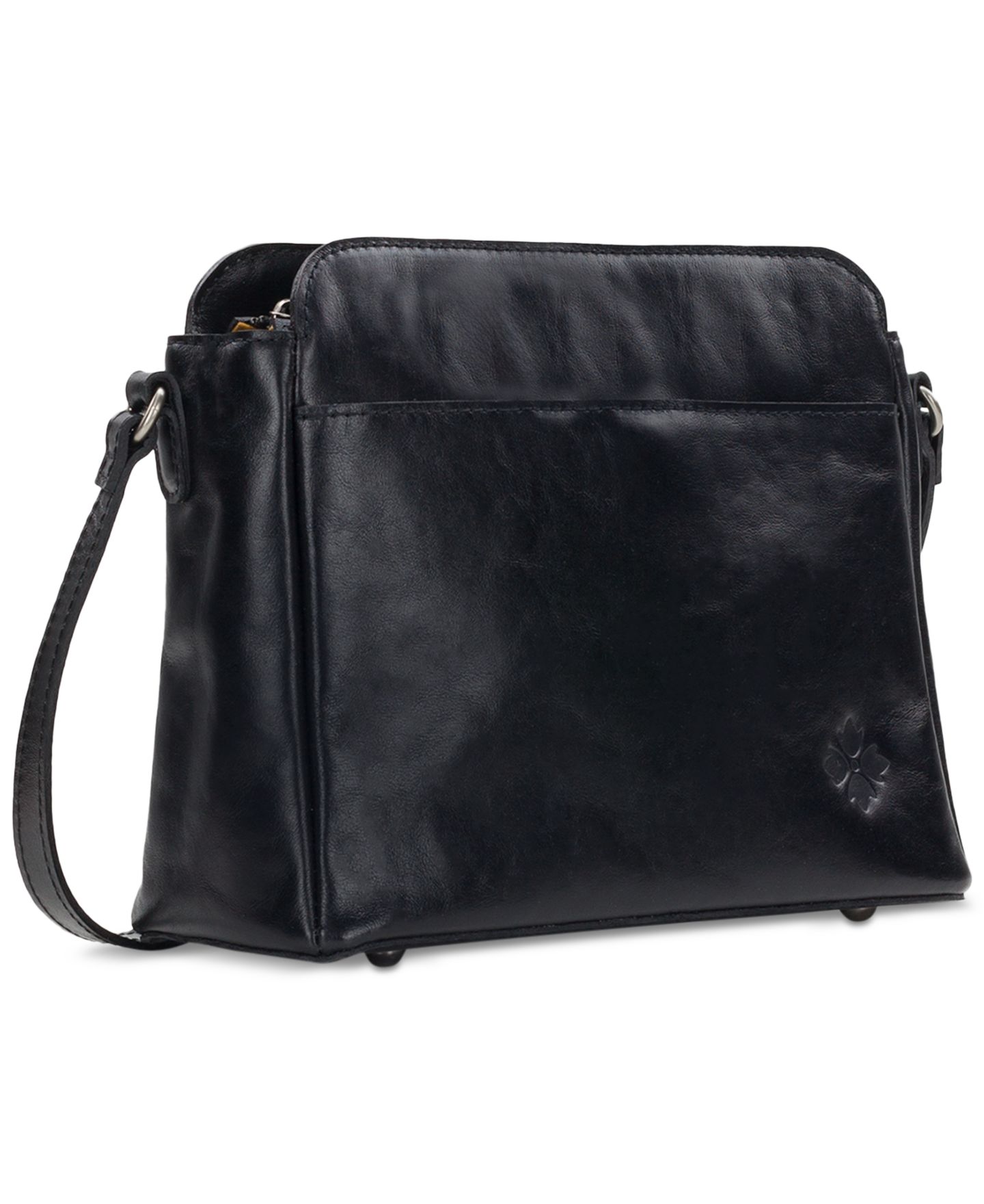Женская сумка Patricia Nash Ithaca Small Leather Crossbody, цвет: Чёрный — фото 2