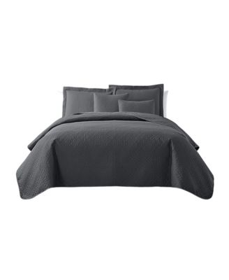 Diamond Embossed 5-Pc. Quilt Set, Full/Queen