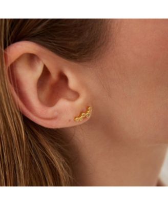 Star Cluster Stud Earring Sterling Silver