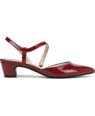 Women's Minimalist Slingback Kitten Heel Pumps