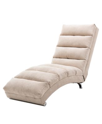 Modern Linen Indoor Chaise Lounge
