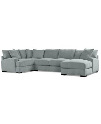 Rhyder 4-Pc. Fabric Chaise Sectional