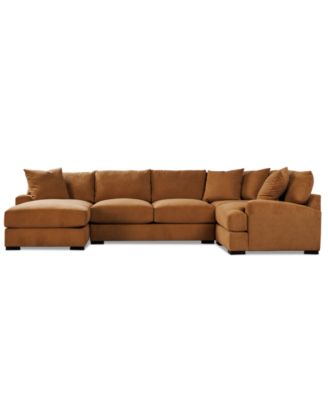 Rhyder 4-Pc. Fabric Chaise Sectional, Exclusively at Macy's