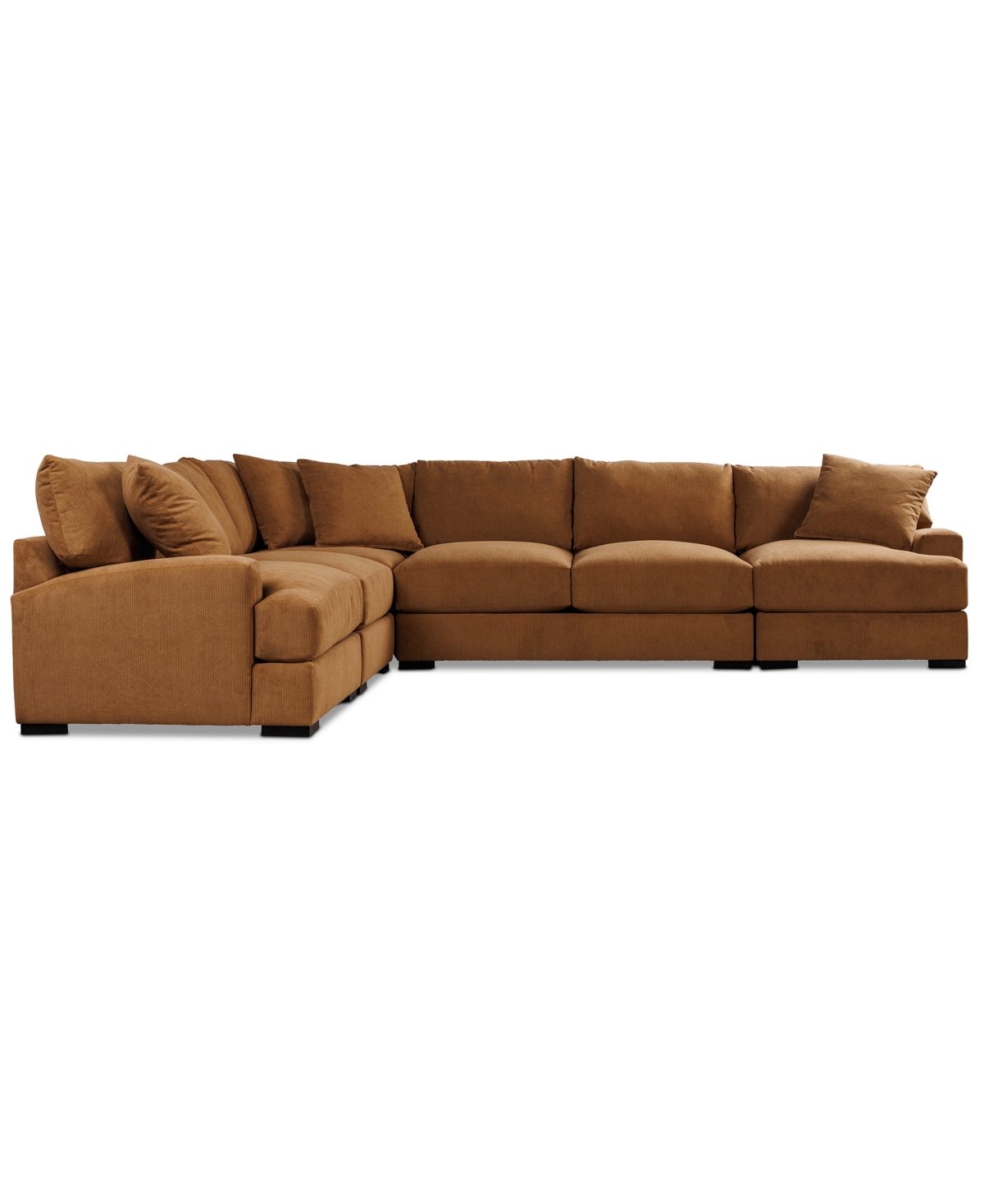 Macy's Rhyder 143" 5-pc. Fabric L Sectional, Exclusively At