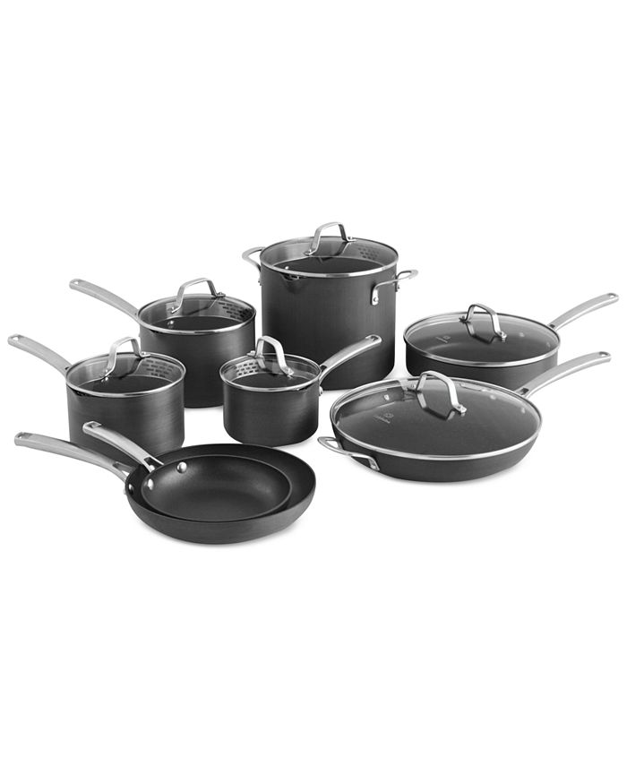 Calphalon Classic Nonstick 14Pc. Cookware Set Macy's