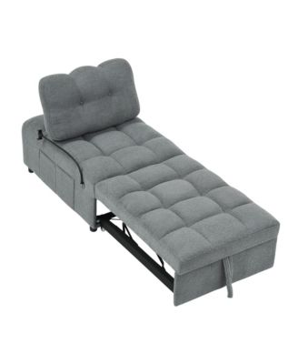 40.20 inches long, Teddy Sofa Fabric,a  convertible sofa-cum-bed, for Apartment Office Living Room