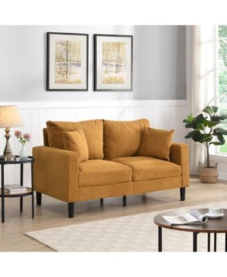  57" Modern 2-Seat Sofa