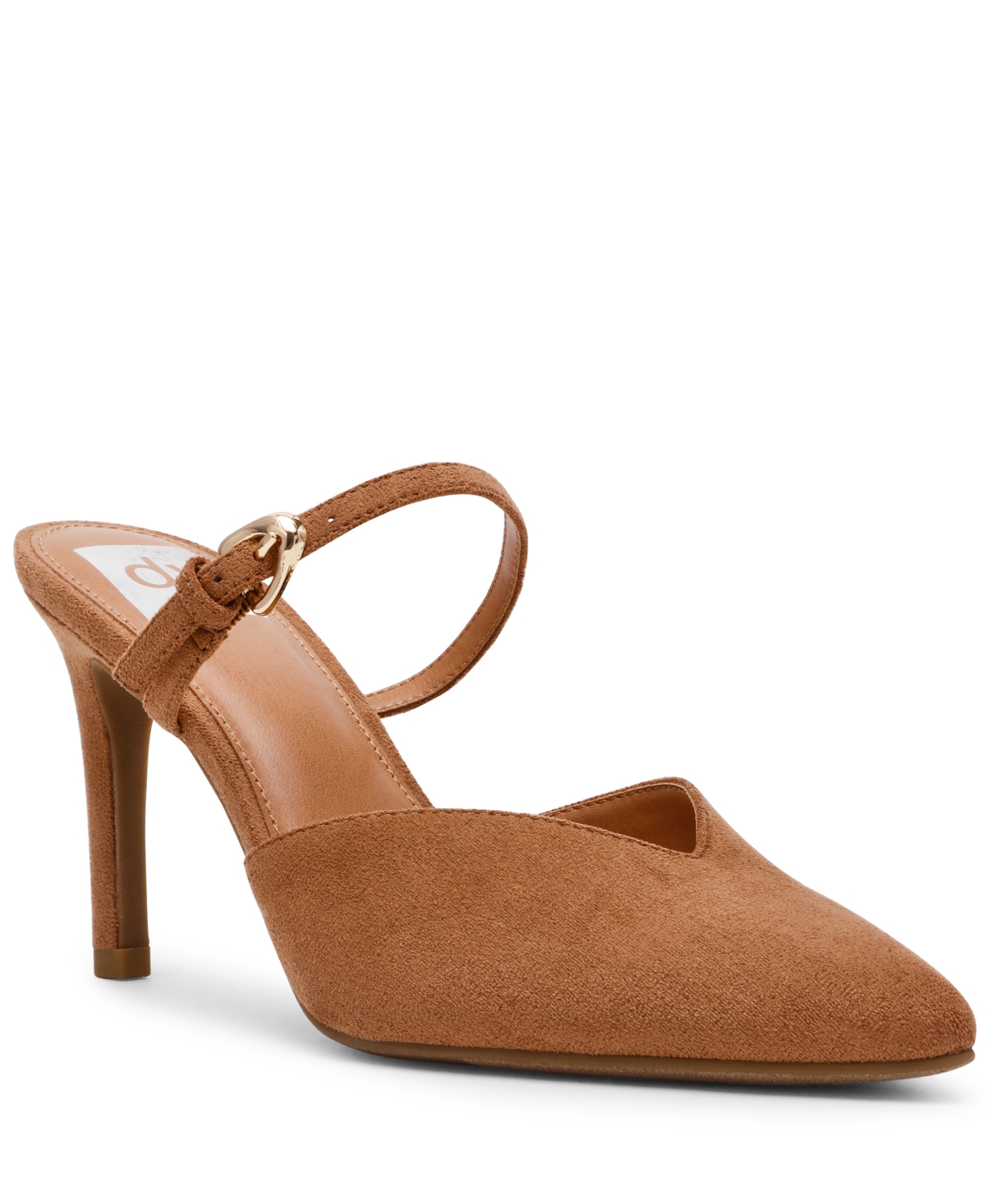 Dv Dolce Vita Women's Elleganza Buckle Strap Two Piece Pumps In Brown