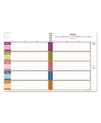 Large Undated Pencils Teacher & Homeschool Lesson Planner