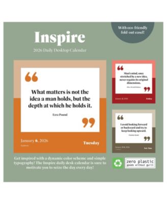 2026 Inspire Daily Desktop Calendar