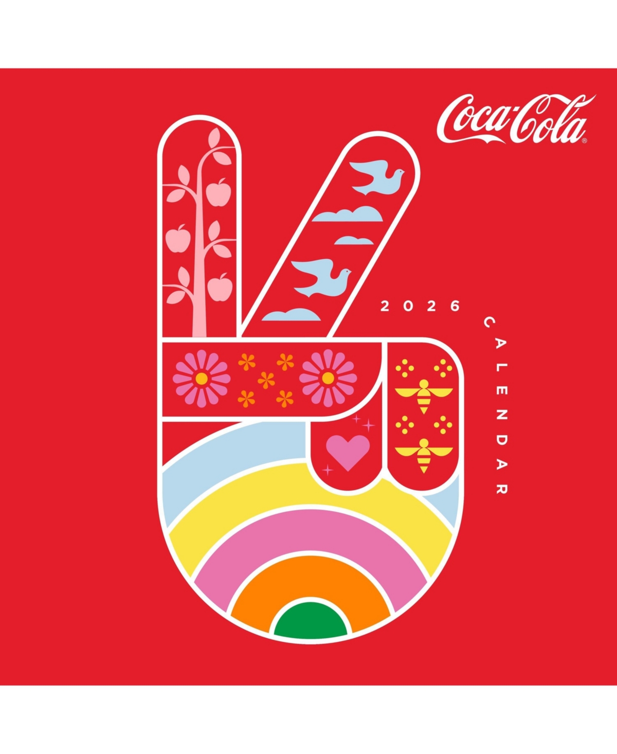 2026 Coke: Harmony Wall Calendar - Multicolor