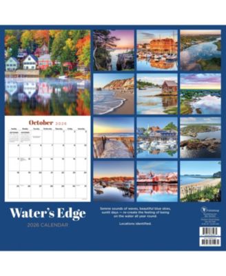 2026 Water's Edge Wall Calendar