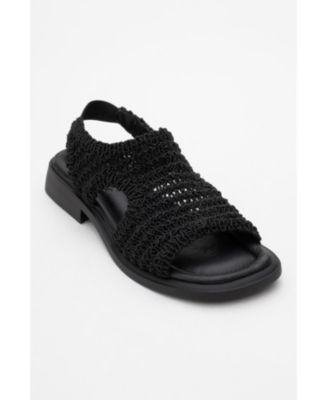 Weave Leather Woven Sandal (Women)