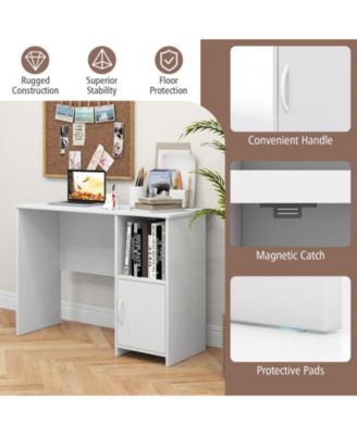 Modern Computer Desk with Cabinet