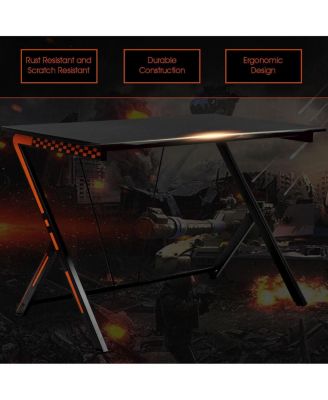 Home Office Modern Ergonomic Study Computer Desk for Small Space