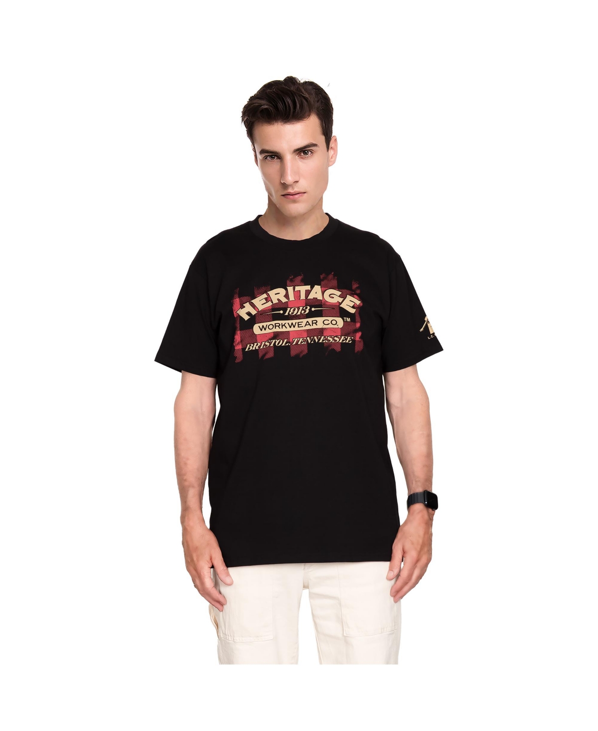 Men's American Heritage Collection Workwear Graphic T-Shirt - Black