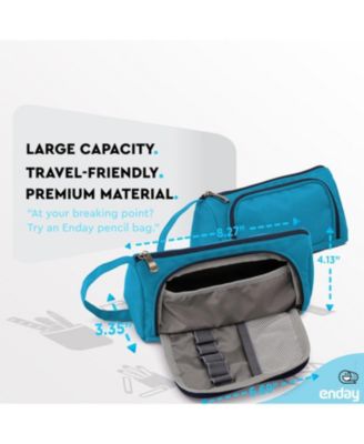 Big Capacity Pencil Case, 3 Compartments Pencil Bags with Zipper, Large Capacity Pencil Pouch, Cute Pencil Case Organizer, Zipper Pencil Pouches, Pink