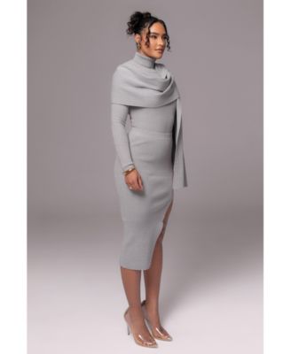 Women's Grey Cardinal Essential Knit Skirt