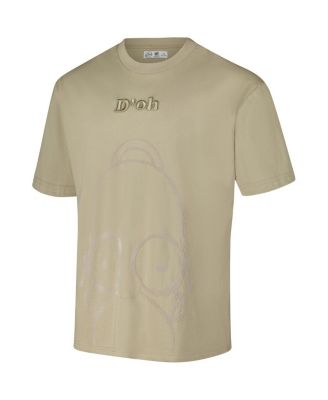 Men's Tan The Simpsons D'oh Loose Fit T-Shirt