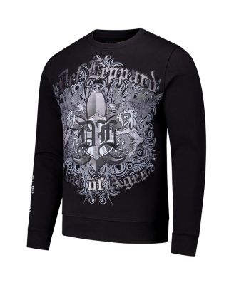 Men's Black Def Leppard Department of Rock Pullover Sweatshirt