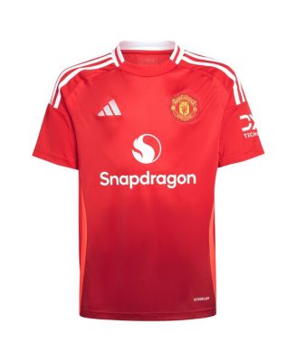 Big Boys and Girls Rasmus Hojlund Red Manchester United 2024/25 Home Replica Player Jersey