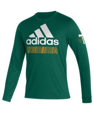 Men's Green Portland Timbers Vintage AEROREADY Long Sleeve T-Shirt