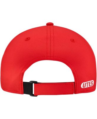 Men's Red Utah Utes Victory Trainer Adjustable Hat