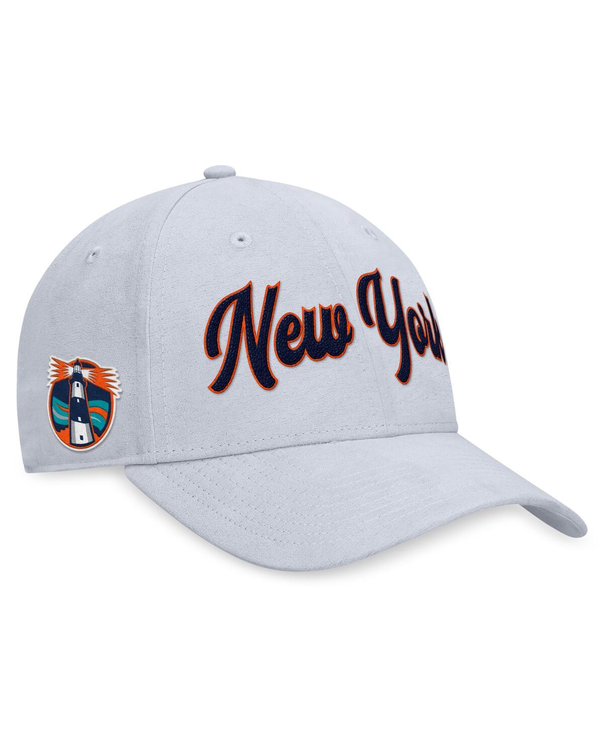 Fanatics Men's Gray New York Islanders Heritage Adjustable Hat