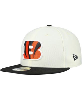 New Era - Men's Cream/Black Cincinnati Bengals Main 59FIFTY Fitted Hat
