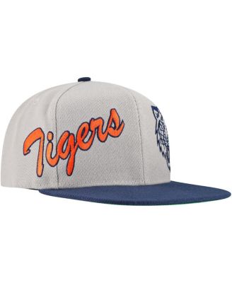 Men's Gray Detroit Tigers Knock Out Panel Snapback Hat
