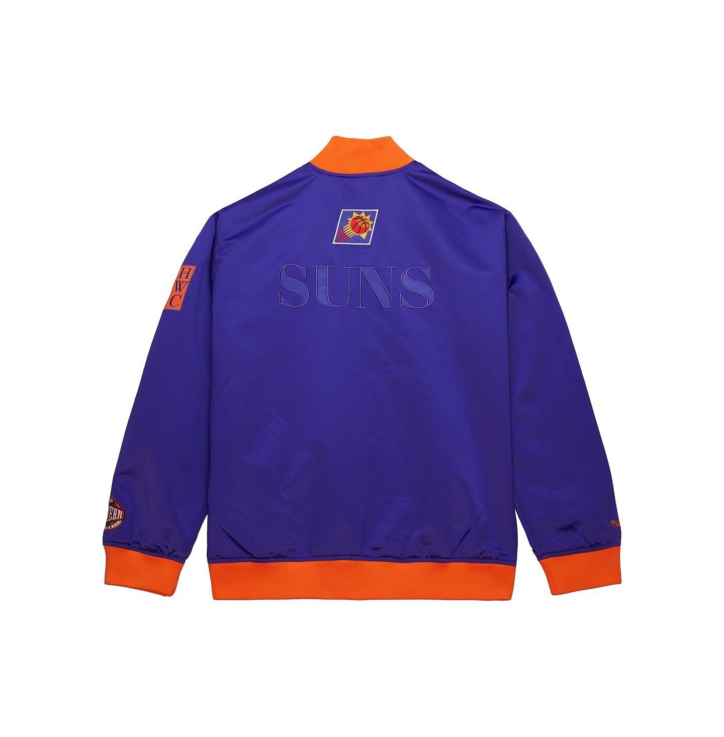 Мужская куртка Mitchell & Ness Purple Phoenix Suns Hardwood Classics Team OG 3.0 Lightweight Satin Full-Snap — фото 2