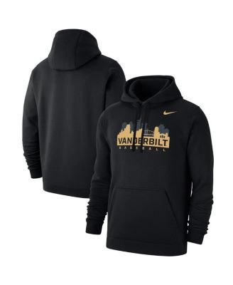 Nike - Men's Black Vanderbilt Commodores 2025 Baseball Week Club Fleece Pullover Hoodie