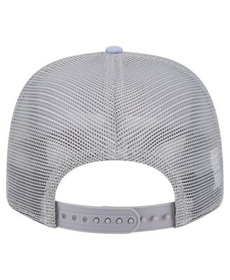 Men's Light Blue/Gray Atlanta Hawks Adventure Aloha Pattern 9SEVENTY Stretch-Snap Hat