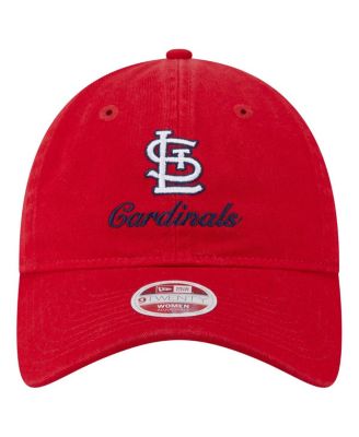 Women's Red St. Louis Cardinals Preppy Team 9TWENTY Adjustable Hat