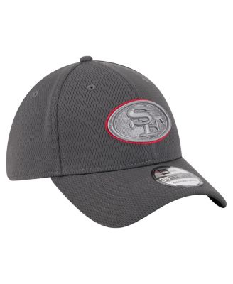 Men's Graphite San Francisco 49ers Main 39THIRTY Flex Hat