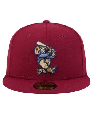 Men's Burgundy Frisco RoughRiders Authentic Collection 59FIFTY Fitted Hat
